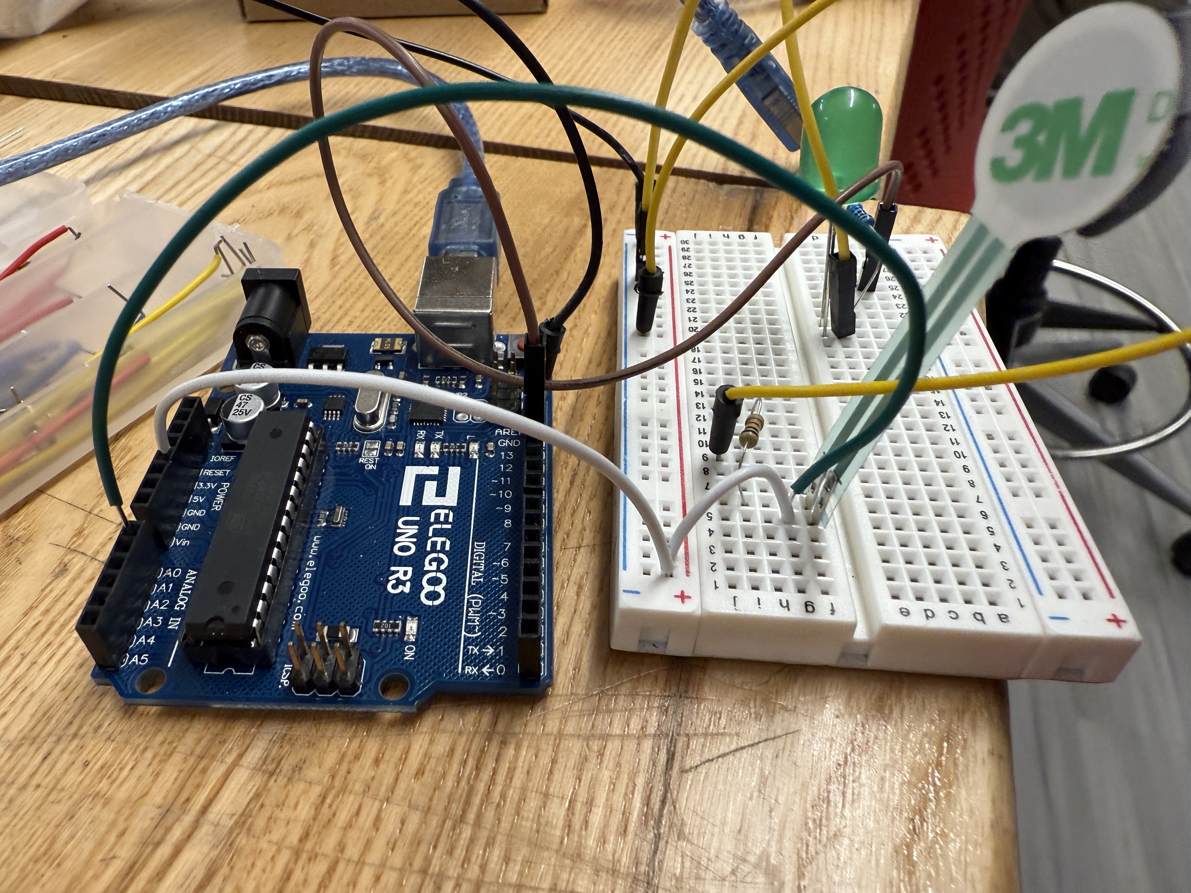 Elegoo Uno R3 and Breadboard Setup for Prototyping