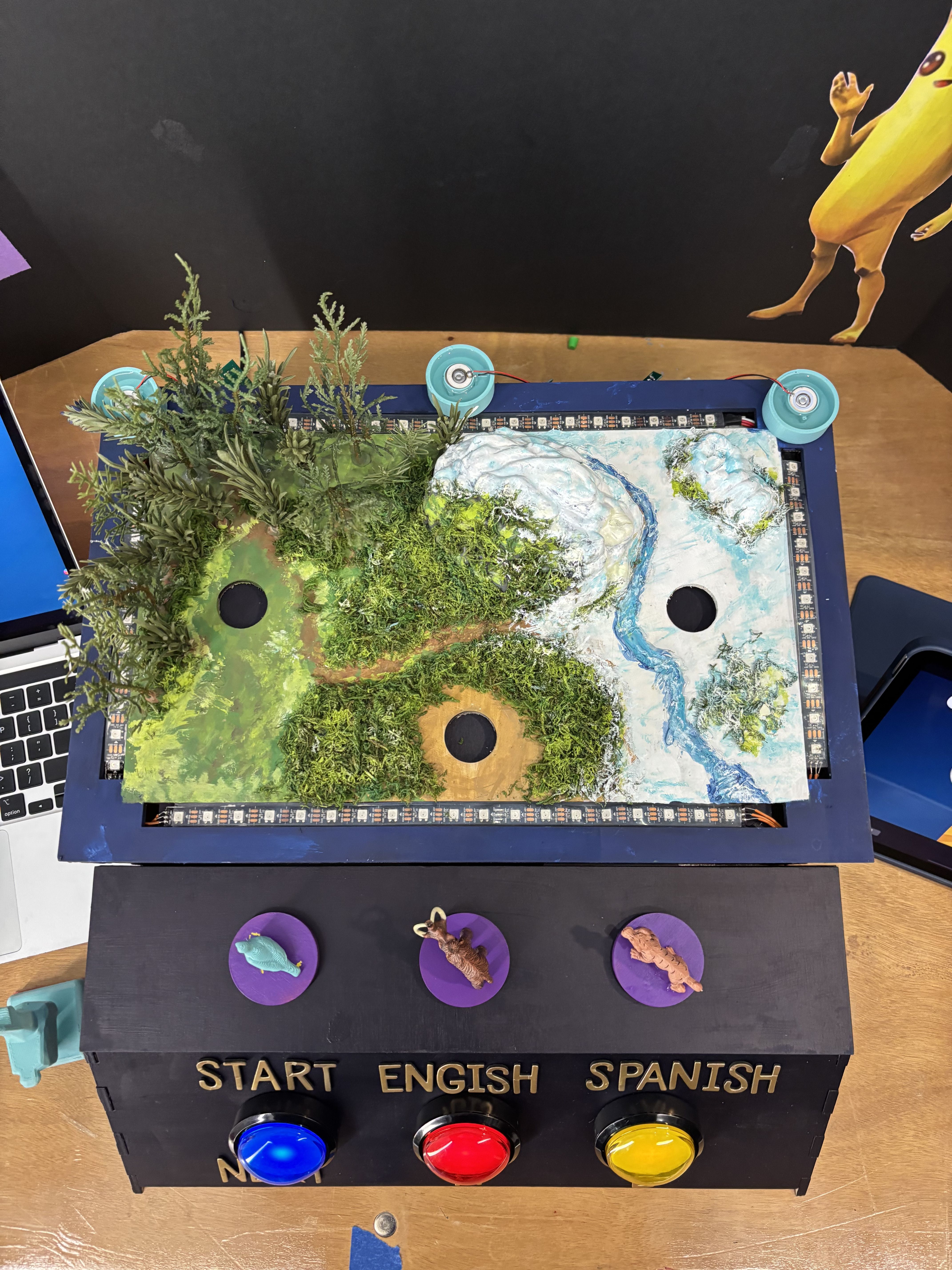 Interactive Diorama Board and Control Panel