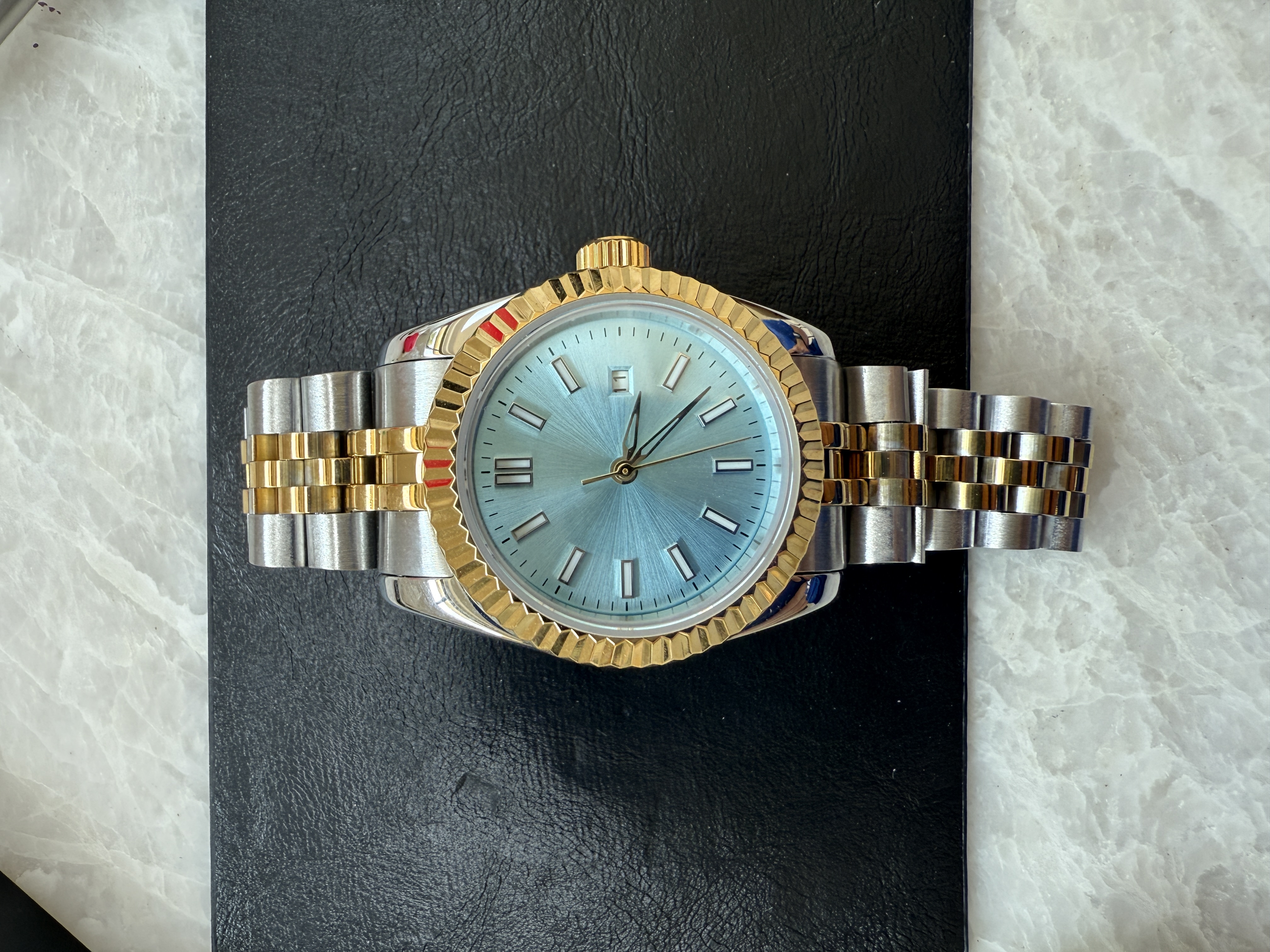 Completed Two-Tone Custom Watch